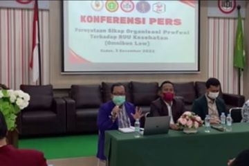 Pernyataan sikap penolakan Organisasi Profesi Medis Kudus terhadap rencana penghapusan UU Profesi dalam RUU Kesehatan (Omnibus Law).