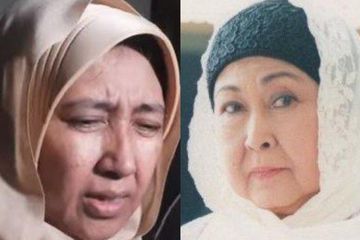 Ade Purbasari dan mendiang sang bunda, Mak Nyak.
