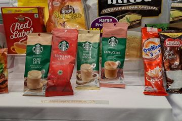 Kopi saset Starbucks tanpa izin edar ditemukan di pasaran dalam pengawasan pangan intensif Nataru.