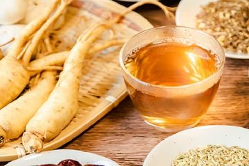 Teh gingseng bahan alami cegah usus buntu semakin parah.