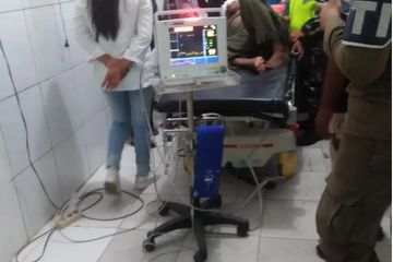 Satpol PP korban kembang api malam tahun baru 2023.