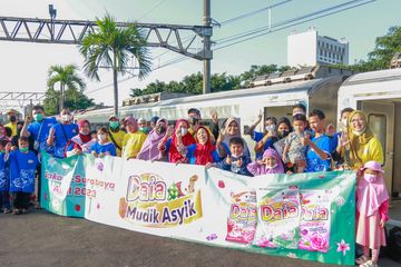 Daia ajak konsumen melalui kegiatan DAIA Mudik Asyik, kegiatan mudik lebaran gratis dengan rute Jakarta-Surabaya dan sebaliknya, Surabaya-Jakarta.