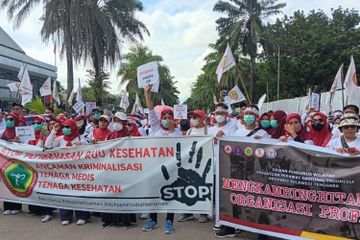 Aksi mogok massal oleh dokter dan tenaga kesehatan lainnya tidak jadi dilakukan.