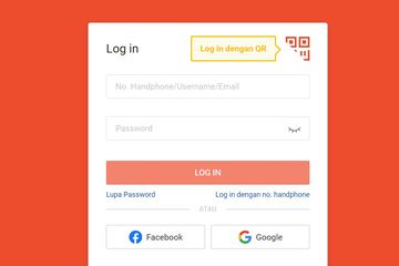 Cara login Shopee