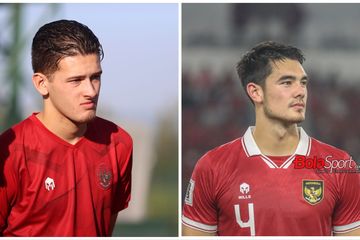 Justin Hubner dan Elkan Baggott, calon rival di lini belakang timnas Indonesia. 