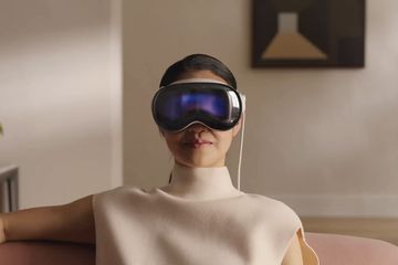 Ilustrasi Apple Vision Pro.