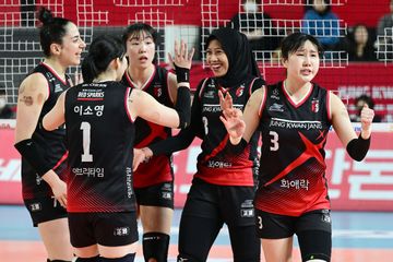 Hasil Fun Volleyball - Yeum Hye-seon Tunjukkan Kelasnya di Kubu Indonesia All Star, Red Sparks Menang dengan Gembira - Semua Halaman - Bolasport | Arenanews-1