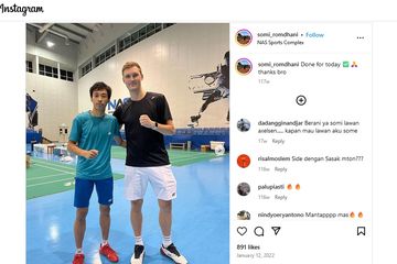 Kejuaraan Asia 2024 - Hasil Sparing bareng Axelsen, Naturalisasi dari Indonesia Singkirkan Juara French Open untuk Lawan Ginting - Semua Halaman - Bolasport | Arenanews-1