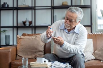 RIsiko kadar gula darah tinggi pada lansia.