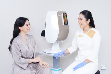 Ilustrasi ZAP Skin Vision Analyzer.