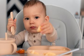 Perhatikan tekstur makanan pendamping ASI, agar memenuhi gizi lengkap keluarga sehat.
