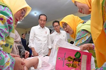 Angka Penurunan Stunting Jauh dari Target, Jokowi: Kerja Keras Harus Kita Hargai