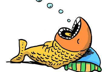 Cara Gambar Binatang Ikan