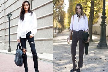 20+ Inspirasi Ootd Hijab Kemeja Putih Celana Hitam - My Red Gummi Bear