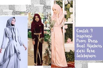 Contek 9 Inspirasi Prom Dress Buat Hijabers dari Para Selebgram