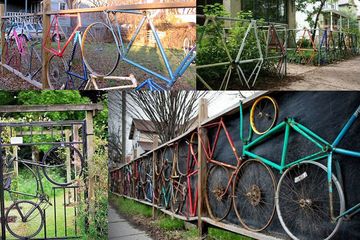 Pagar Unik Dari Rangka Sepeda Bekas Yuk Bikin Sendiri Di Rumah Semua Halaman Grid