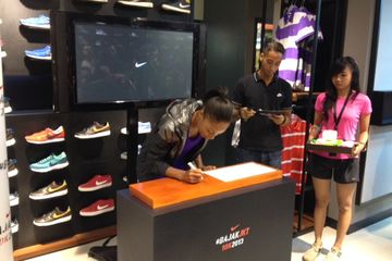 Allyson Felix Resmikan Toko Baru Nike di Jakarta - Hai