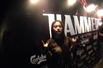 Nabilah JKT48 Tambah Pengetahuan Datang ke Hammersonic 2014 - Hai