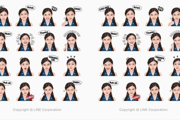 10 Stiker Line Terlaris Semua Halaman Hai