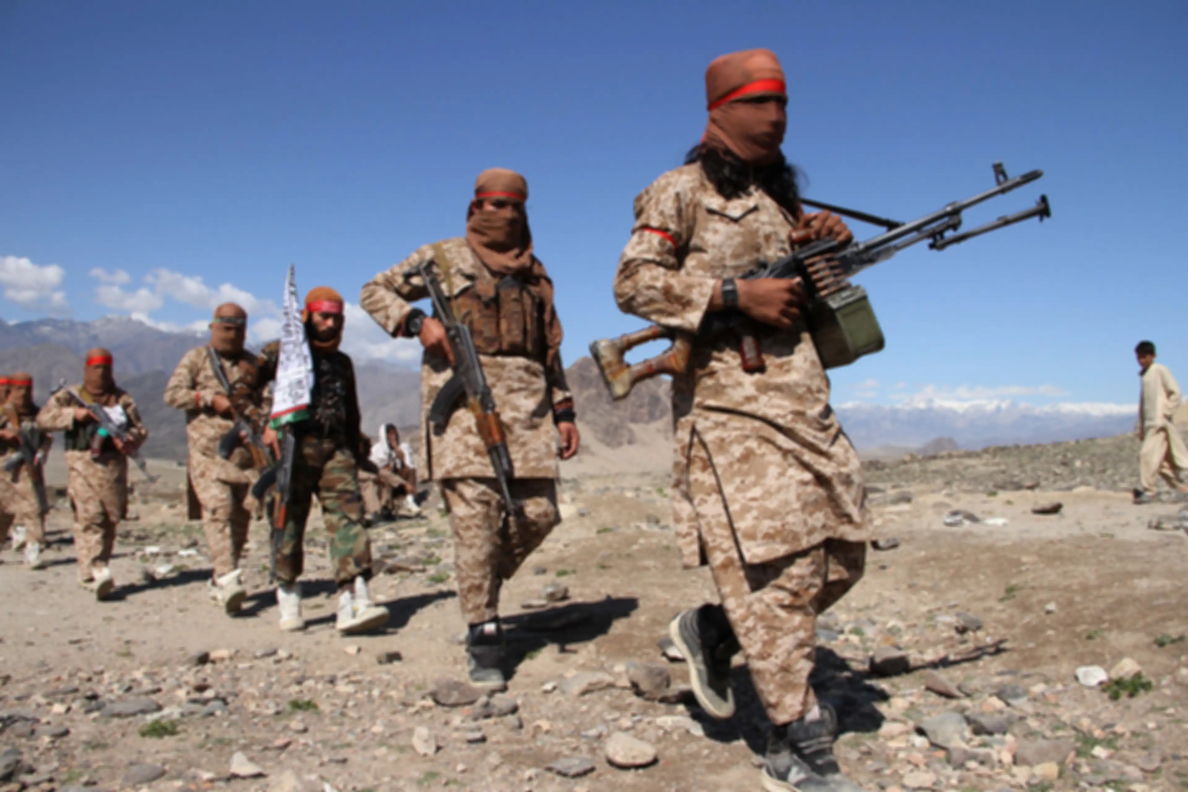 Pasukan Taliban di Afghanistan.