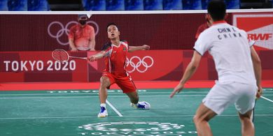 Rekap Hasil Bulu Tangkis Olimpiade Tokyo - Anthony Kejar Medali Perunggu, China Tambah 1 Emas