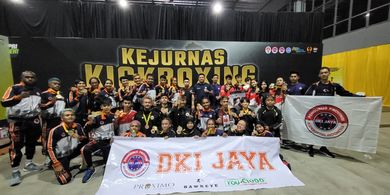 DKI Jakarta Kembali Catatkan Sejarah, Jadi Juara Umum Kejurnas Kickboxing 2022