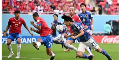 Hasil Babak I Piala Dunia 2022 - Sama-sama Lupa Cara Nendang ke Gawang, Jepang Vs Kosta Rika Masih 0-0
