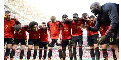PIALA DUNIA 2022 - Seperti Ronaldo, Lukaku Jadi Pelatih Dadakan di Partai Belgia Vs Maroko tapi Mainnya Jelek