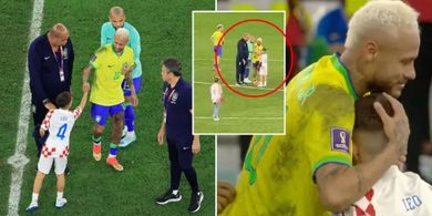 Piala Dunia 2022 - Momen Mengharukan Terjadi Saat Neymar Menangis Usai Brasil Disingkirkan Kroasia