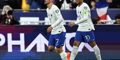 Hasil Kualifikasi Euro 2024 - Kapten Mbappe Cetak Brace dan Bikin Assist buat Griezmann, Prancis Gebuk Belanda 4-0