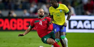 Hasil Maroko vs Brasil - Gol Gelandang Man United Sia-sia, Tim Samba Takluk di Kandang Singa Atlas