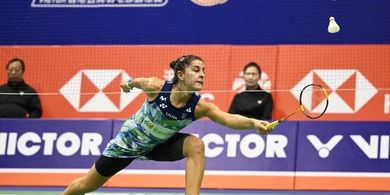 Begini Kata Carolina Marin Usai Kalahkan Penjegal Gregoria di Final All England Open 2024