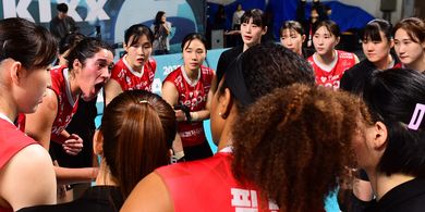 Liga Voli Korea - Rival Top Skor Megawati Kerja Rodi Sampai Pincang, Tim Juru Kunci Tahan Laju Musuh Red Sparks di Persaingan Tiket Playoff