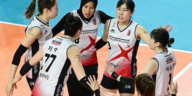 Hasil Liga Voli Korea - Sia-siakan Momentum Menang Mudah, Red Sparks Akhirnya Cetak 5 Kemenangan Beruntun