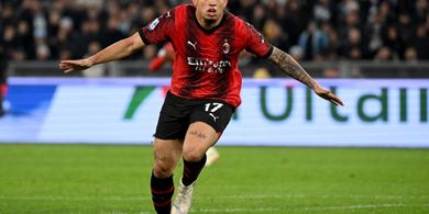 Hasil Liga Italia - Drama 3 Kartu Merah, AC Milan Susah Payah Bekuk 8 Pemain Lazio