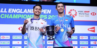 Update Ranking BWF - Jonatan Christie Melesat, Anthony Ginting Huni 3 Besar Usai Kompak Berjaya di All England Open 2024