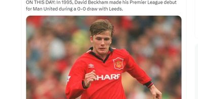 SEJARAH HARI INI - Keduluan Liga Champions, David Beckham Telat Debut untuk Manchester United di Premier League