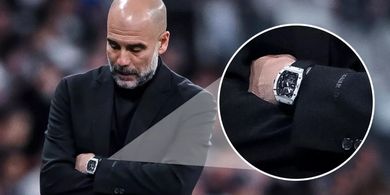 Pep Guardiola Pakai Jam Tangan Paling Langka di Dunia Selama Laga Real Madrid Vs Man City, Harganya Fantastis!