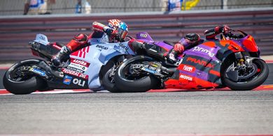 Bukan karena Disundul Marquez, Martin Gagal Cetak Podium di MotoGP Americas karena Kesalahan Sendiri