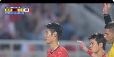 Piala Asia U -23 2024 - Injak Kaki Justin Hubner, Penyerang Korea Disuruh Main Drakor