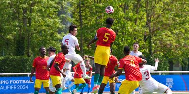 Hasil Play-off  AFC-CAF - Shin Tae-yong Kartu Merah, Timnas U-23 Indonesia Gagal ke Olimpiade 2024 Usai Kalah dari Guinea
