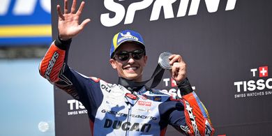 MotoGP Prancis 2024 - Marc Marquez Ungkap Lesatan bak Meriam 11 Posisi pada Sprint Race karena Insting dan Keberuntungan