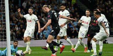 Hasil Liga Inggris - Gagal Bantu Arsenal, Tottenham Hotspur Bantu Permulus Jalan Juara Man City