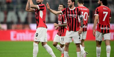 Hasil dan Klasemen Liga Italia - Giroud dan Alex Sandro Pamitan dengan Gol, AC Milan-Juventus Bertumpukan di 3 Besar