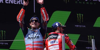 Reaksi Datar Francesco Bagnaia soal Setim dengan Marc Marquez di Ducati