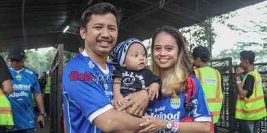 Cerita Bobotoh Bawa Anak Usia 10 Bulan Nonton Langsung Laga Final Persib Vs Madura United di Stadion
