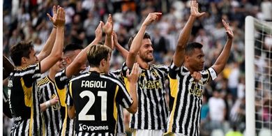 Hasil Liga Italia - Cetak Gol Perpisahan dan Nangis, Alex Sandro Tutup Musim Juventus dengan Manis