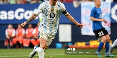 SEJARAH HARI INI - Momen Semata Wayang, Lionel Messi Cetak 5 Gol buat Timnas Argentina