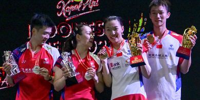 Indonesia Open 2024 - Dipecundangi Junior Sendiri Jelang Olimpiade Paris 2024, Zheng/Huang Tidak Kecewa karena Hal Ini