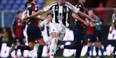 Hasil Liga Italia - Vlahovic Akhirnya Nyekor Lagi, Juventus Bantai Genoa 3-0